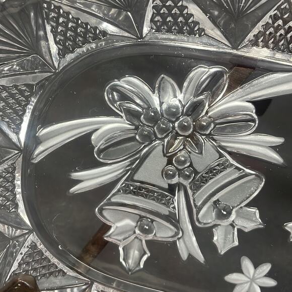 Studio Nova Holiday Bells Scalloped Rim Dessert Tray - Picture 2 of 8